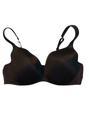 Cacique Lightly Lined Balconette Black Bra Size 42C
